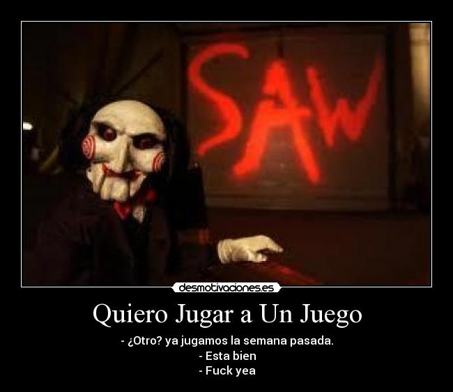 Quiero Jugar a Un Juego -