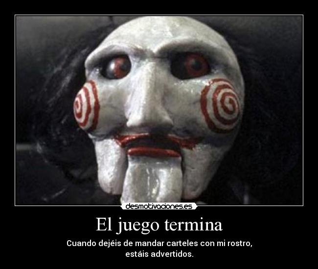 El juego termina - 