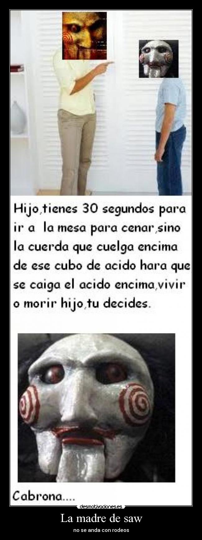 La madre de saw -