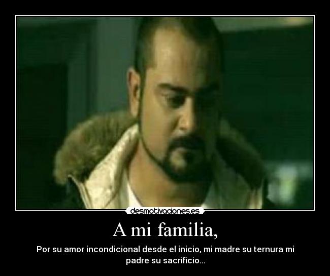 A mi familia, - 