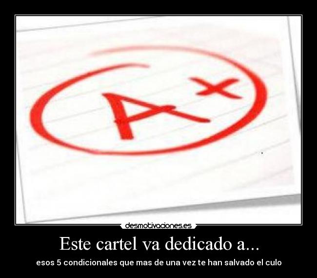 Este cartel va dedicado a... - 