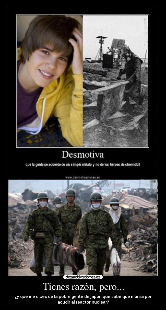 Tienes razón, pero... -