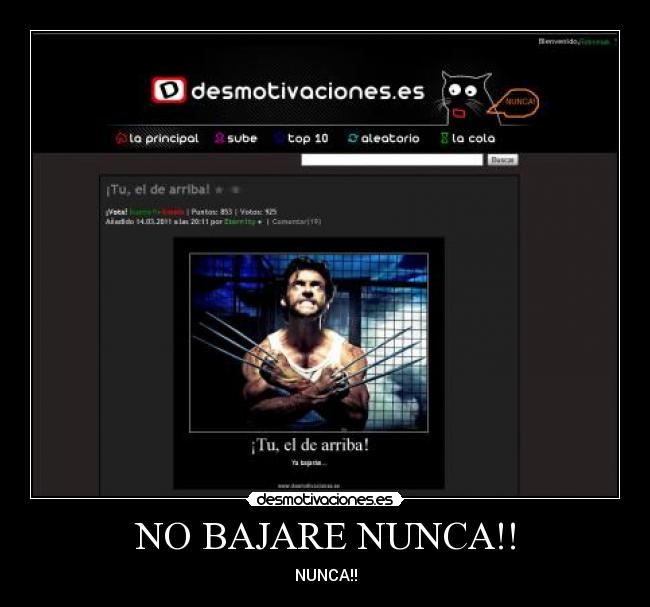 NO BAJARE NUNCA!! - 