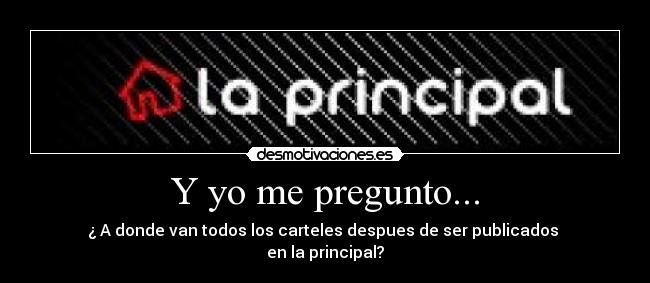 Y yo me pregunto... - 