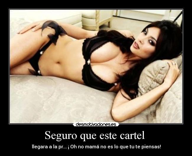 Seguro que este cartel -