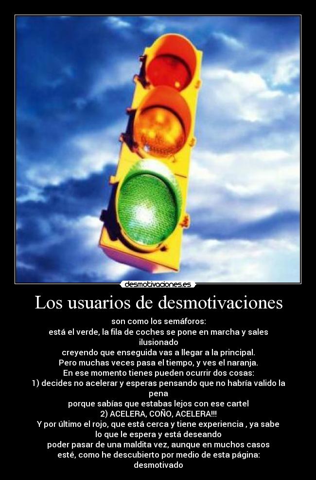 Los usuarios de desmotivaciones -