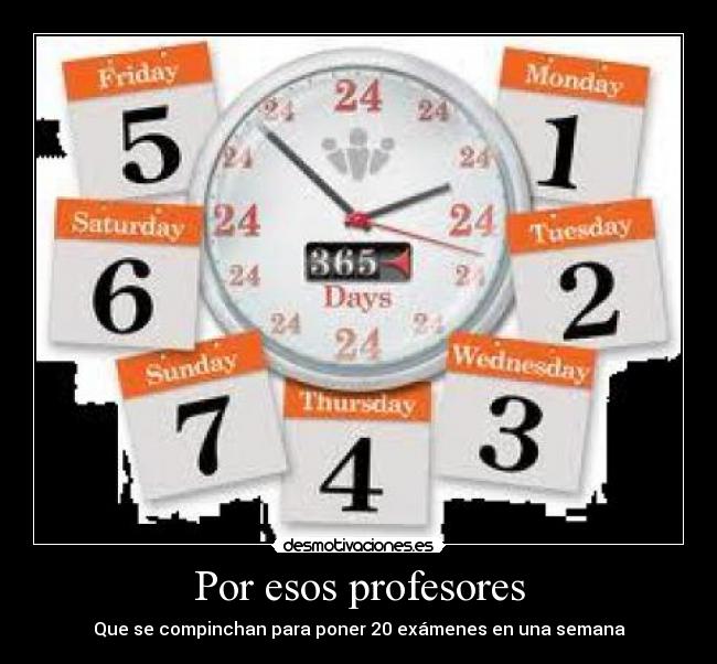 Por esos profesores -