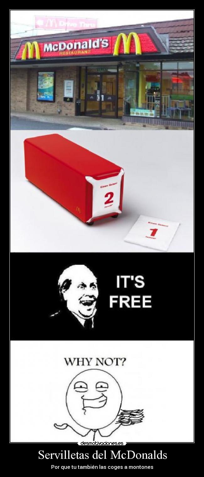 Servilletas del McDonalds -