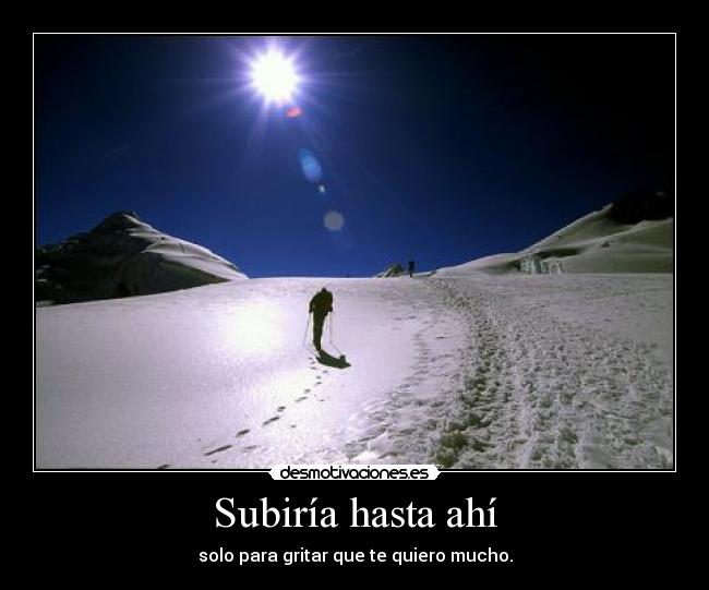Subiría hasta ahí -