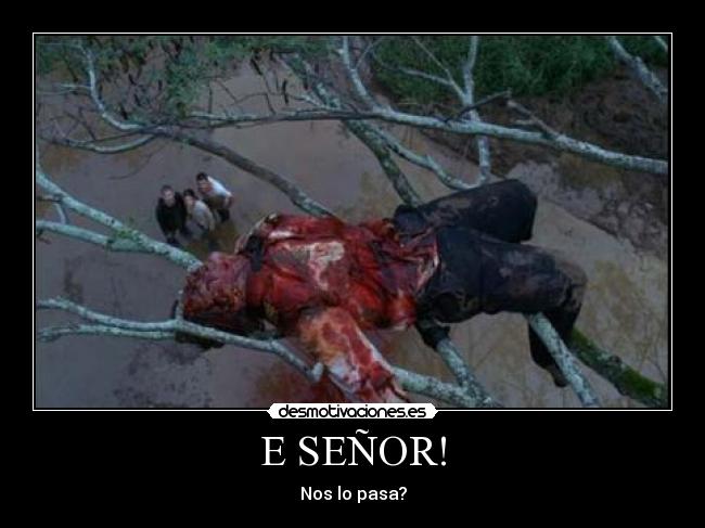 E SEÑOR! - Nos lo pasa?
