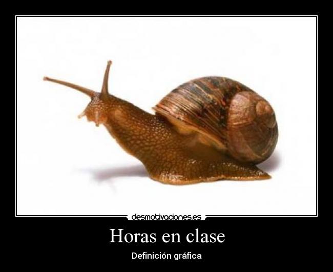 Horas en clase - 