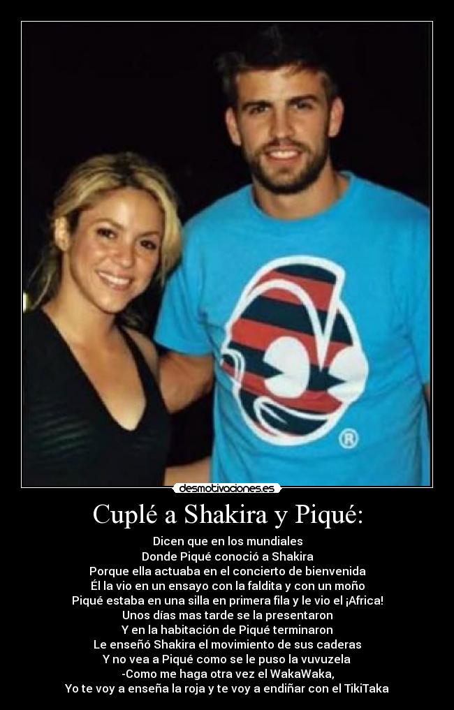 Cuplé a Shakira y Piqué: -