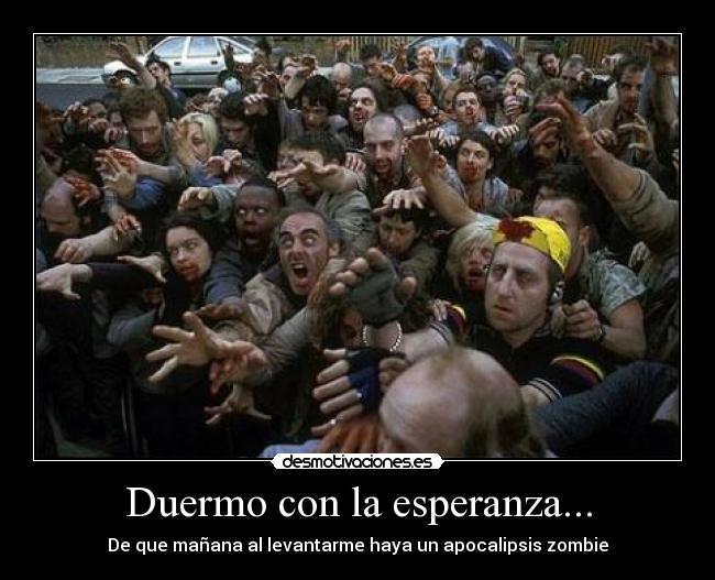 Duermo con la esperanza... -