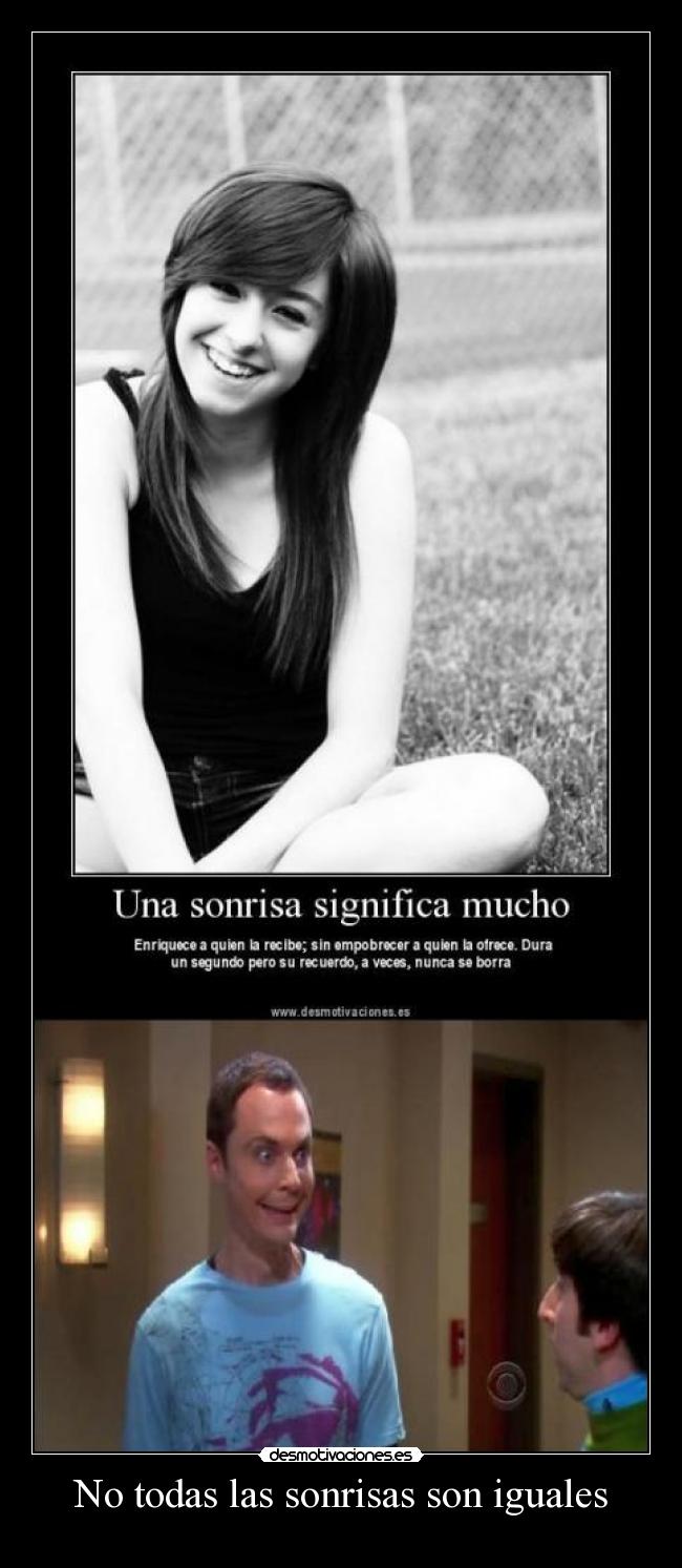 No todas las sonrisas son iguales - 