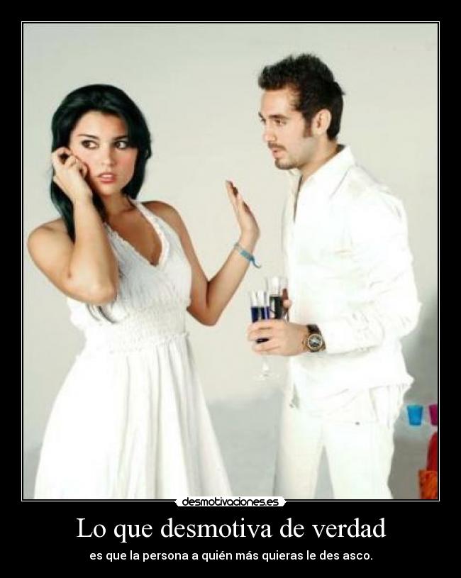 Lo que desmotiva de verdad -