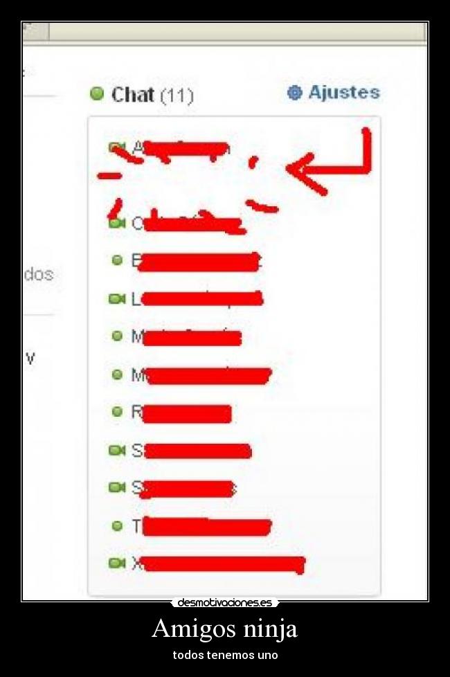 Amigos ninja - todos tenemos uno