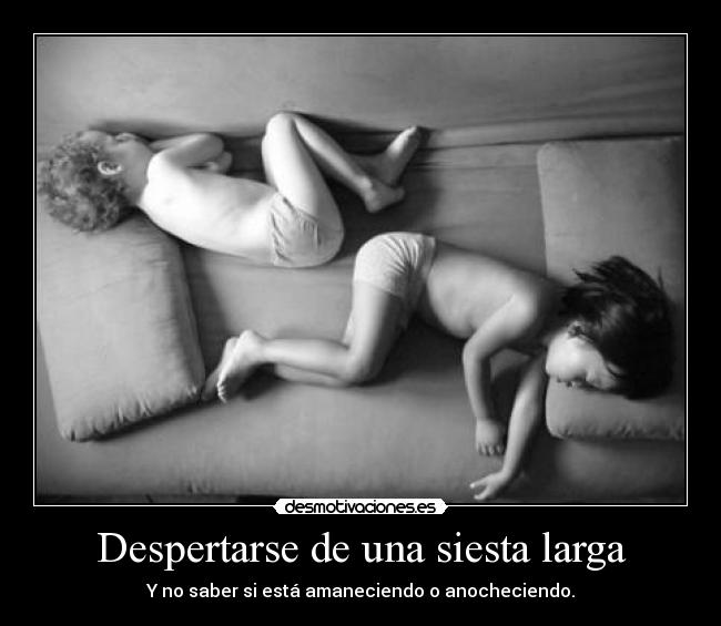 carteles siesta larga noche dia ninos desmotivaciones