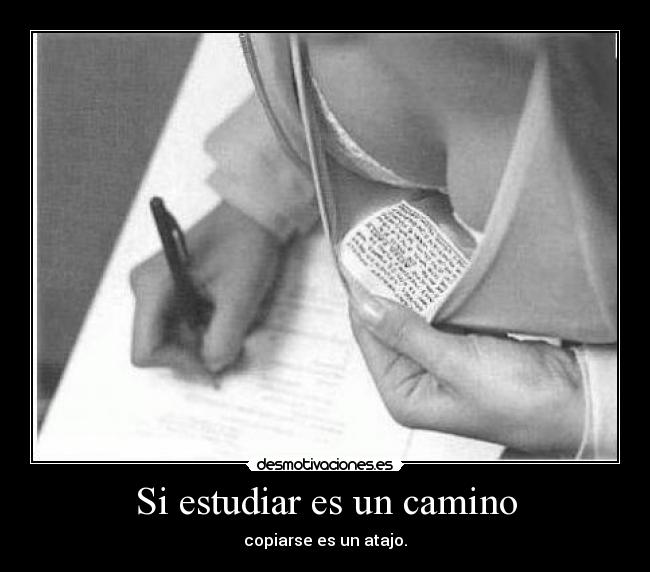Si estudiar es un camino -
