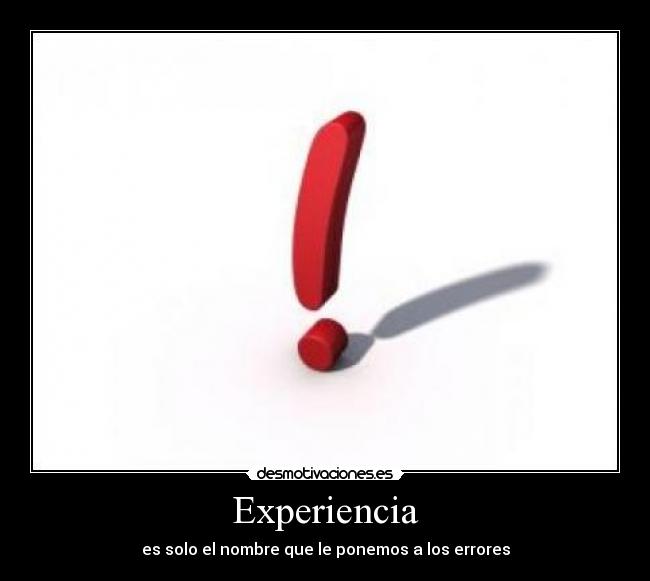 Experiencia - 