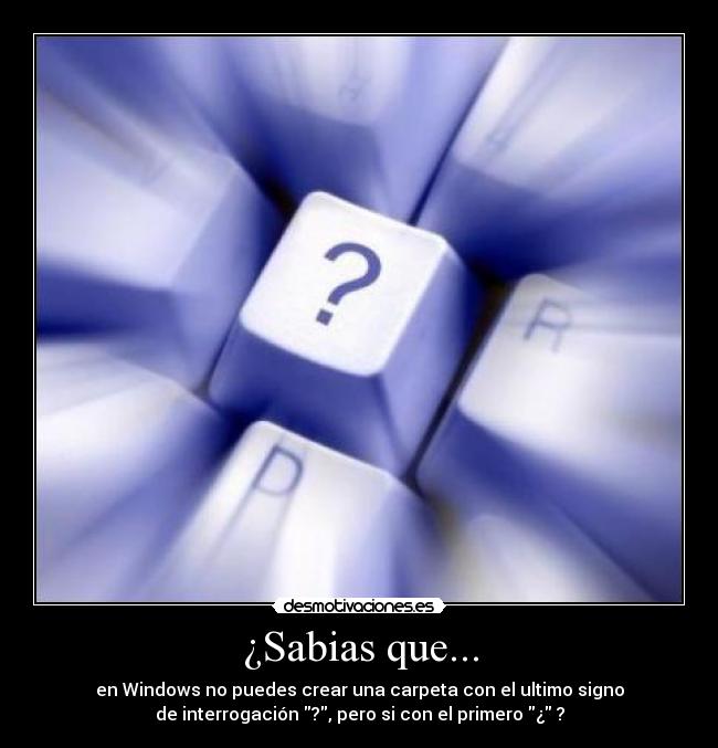 ¿Sabias que... -