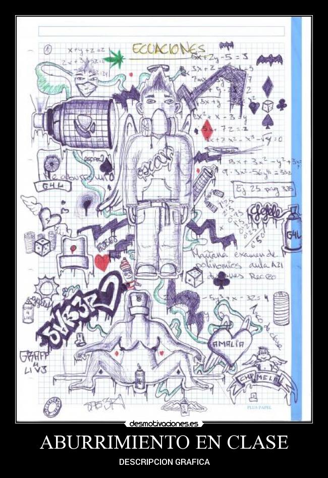 ABURRIMIENTO EN CLASE - 