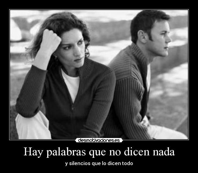 Hay palabras que no dicen nada - 