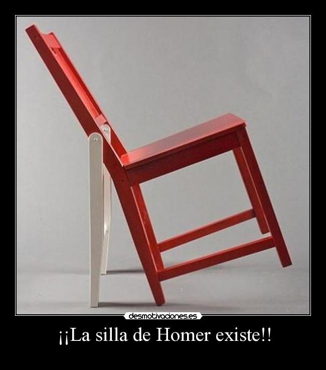 ¡¡La silla de Homer existe!! - 