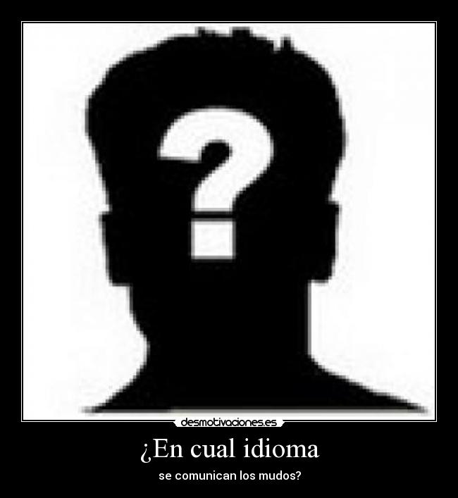 ¿En cual idioma -