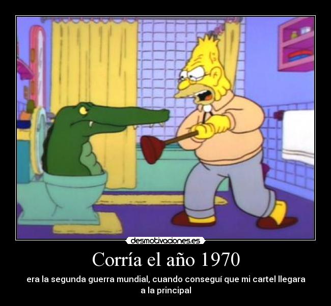 carteles principal abuelo simpsons desmotivaciones