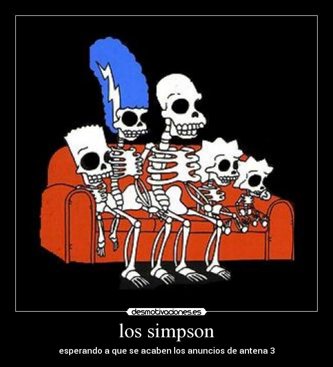 los simpson - esperando a que se acaben los anuncios de antena 3