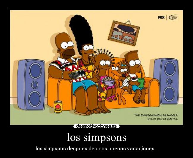 los simpsons - los simpsons despues de unas buenas vacaciones...