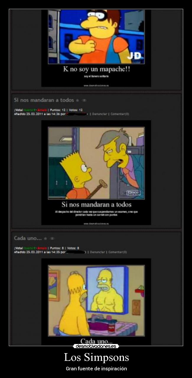 Los Simpsons - Gran fuente de inspiración