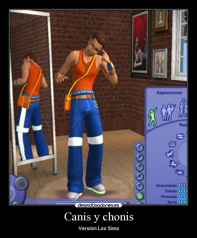 Canis y chonis - Versión Los Sims