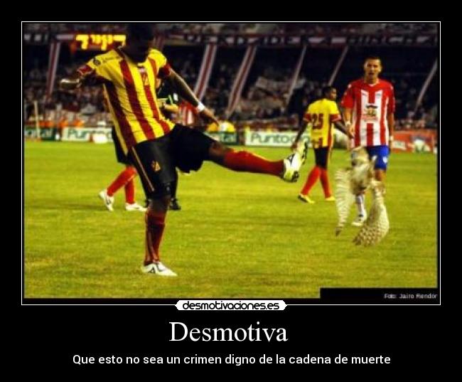 Desmotiva - Que esto no sea un crimen digno de la cadena de muerte