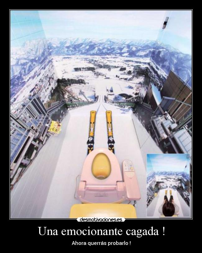 carteles servicio cagada ski nieve bater desmotivaciones