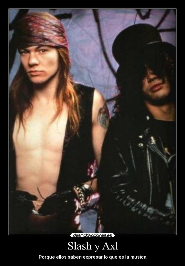 Slash y Axl - 
