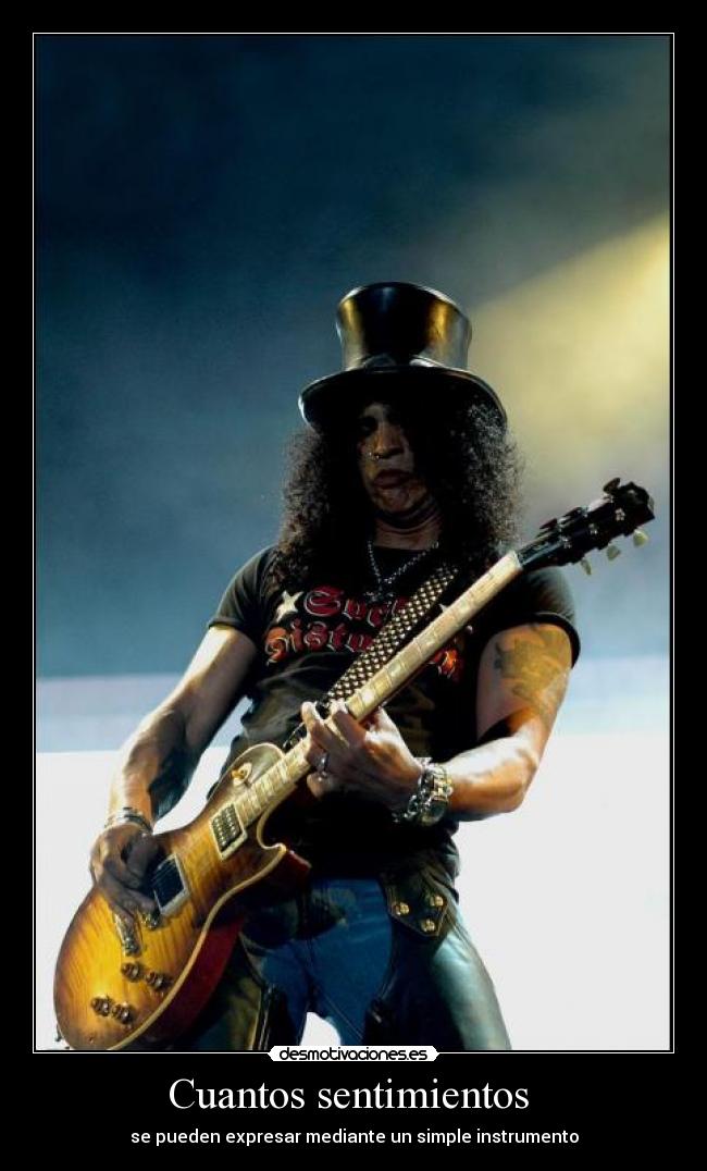 Cuantos sentimientos - se pueden expresar mediante un simple instrumento