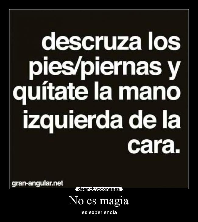 No es magia - 