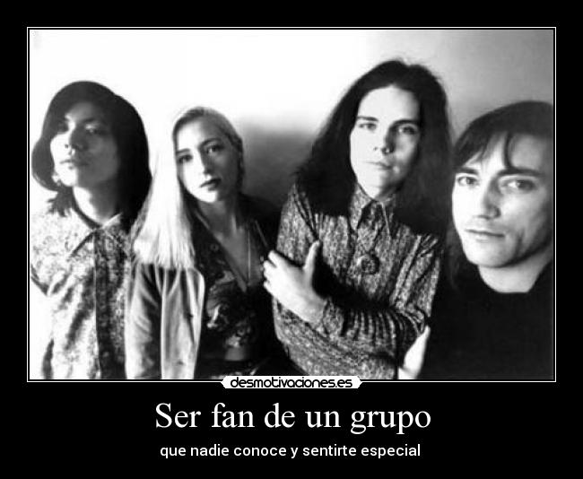 Ser fan de un grupo -