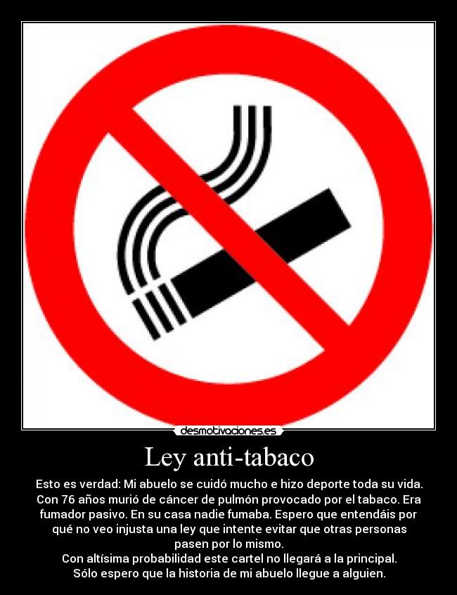 Ley anti-tabaco - 