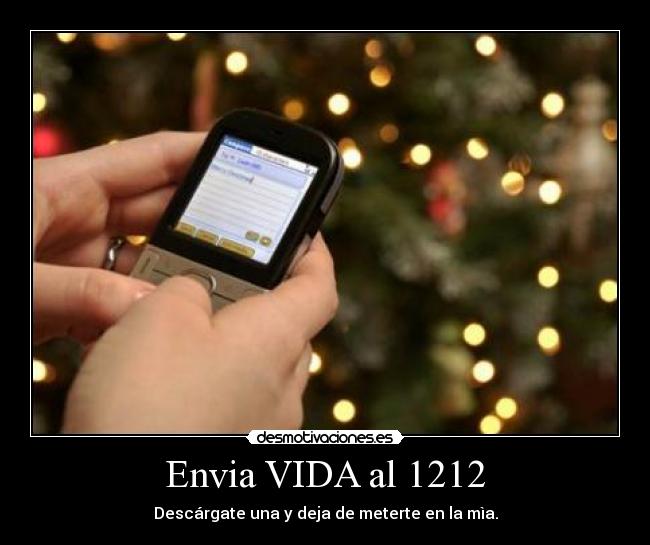 Envia VIDA al 1212 -