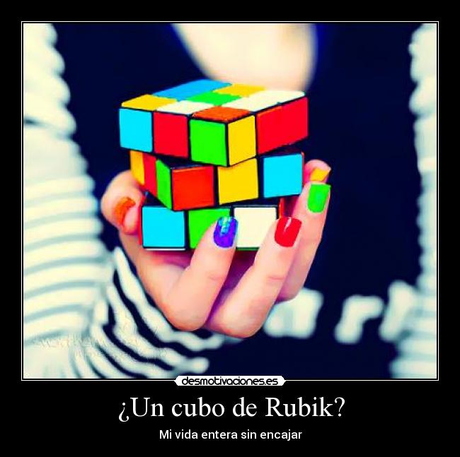 ¿Un cubo de Rubik? -