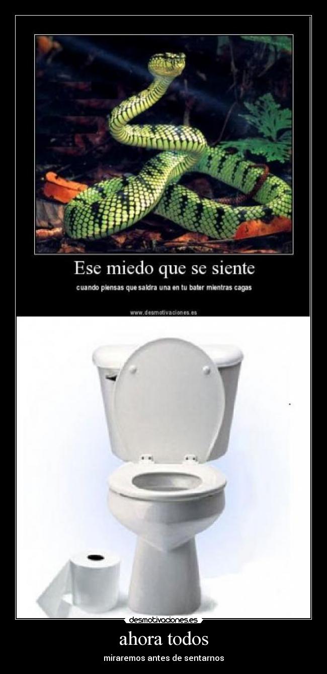 ahora todos - miraremos antes de sentarnos