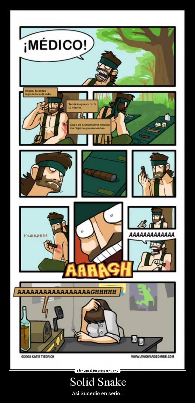 Solid Snake - Asi Sucedio en serio...