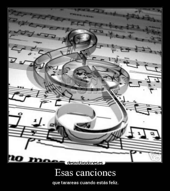 Esas canciones - 