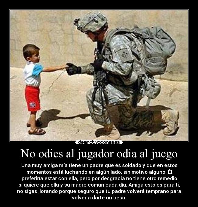 No odies al jugador odia al juego - 