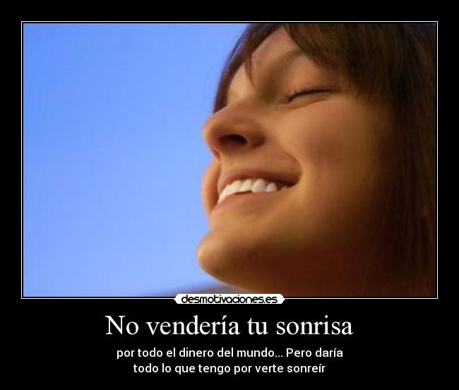 No vendería tu sonrisa - 