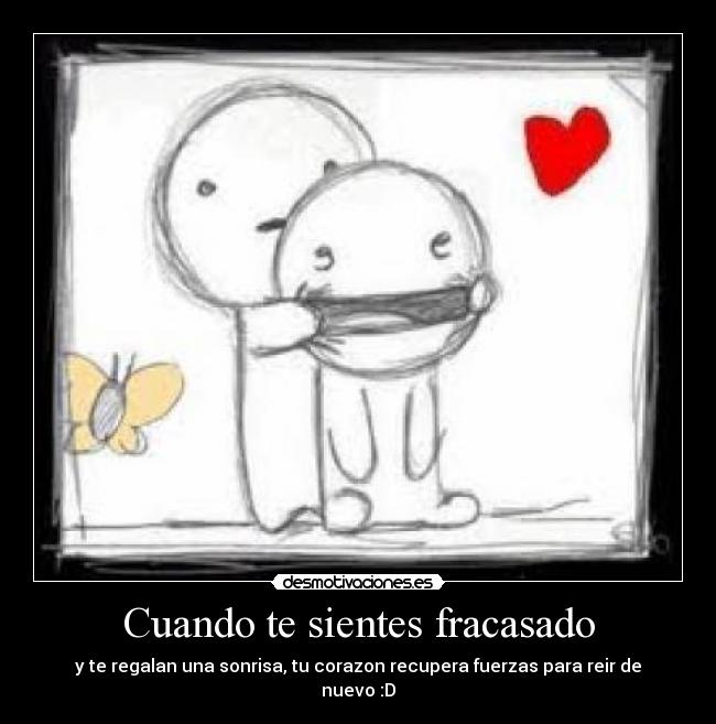 carteles cuando sientes fracasado desmotivaciones