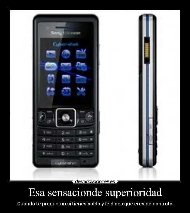 Esa sensacionde superioridad - 