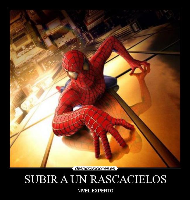 carteles spiderman desmotivaciones